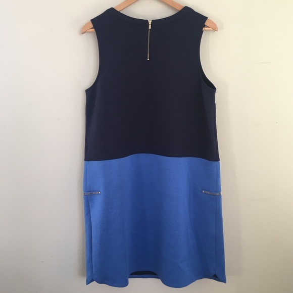 Merona Career Colorblock Shift Dress Size Large - Picture 2 of 4